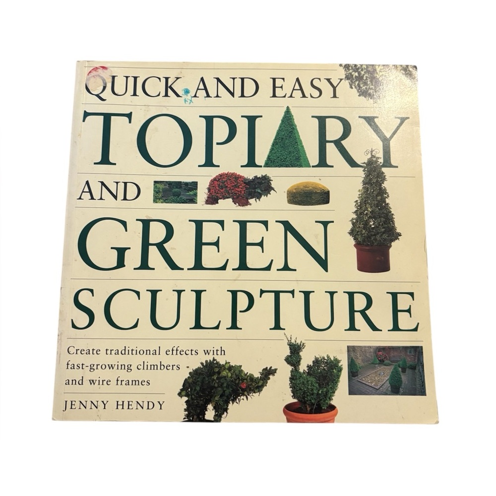 Topiary book by Jenny Hendy